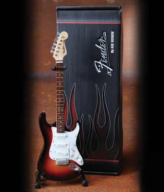 Fender™ Stratocaster™ Classic Sunburst Finish Miniature Guitar Replica