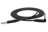15' Hosa Pro REAN Straight to Right-angle Guitar Cable 2 Pack