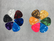 Assorted Celluloid 12 Pack Guitar Picks